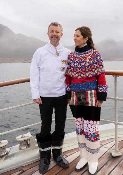 Датская королевская семья посетила Гренландию